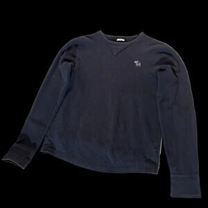 Abercrombie & Fitch Muscle Fit Waffle Knit Long Sleeve M